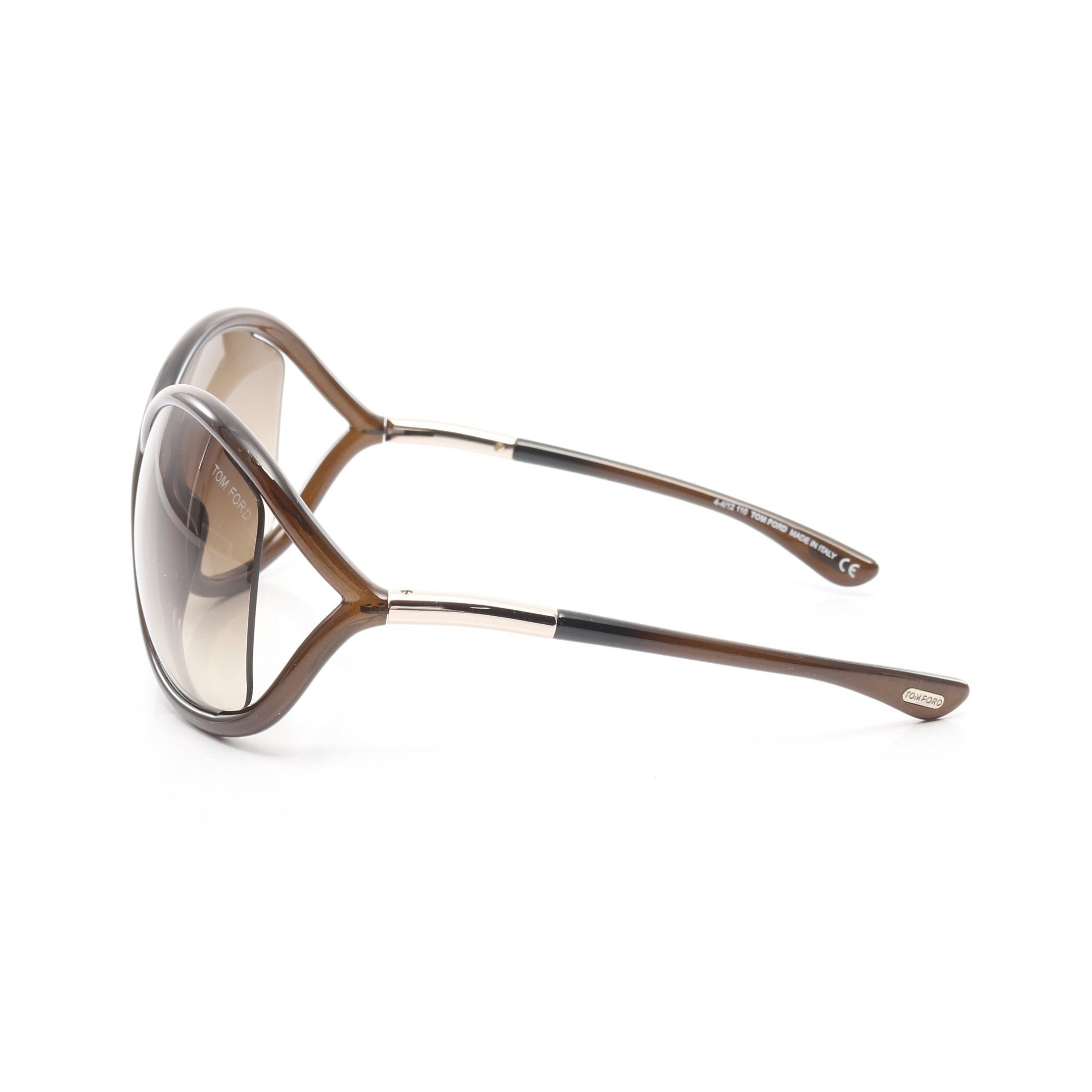 Tom Ford Tom Ford Whitey Whitney Sunglasses Gp Dark Brown Gradient Lens Size ONE SIZE - 3 Thumbnail