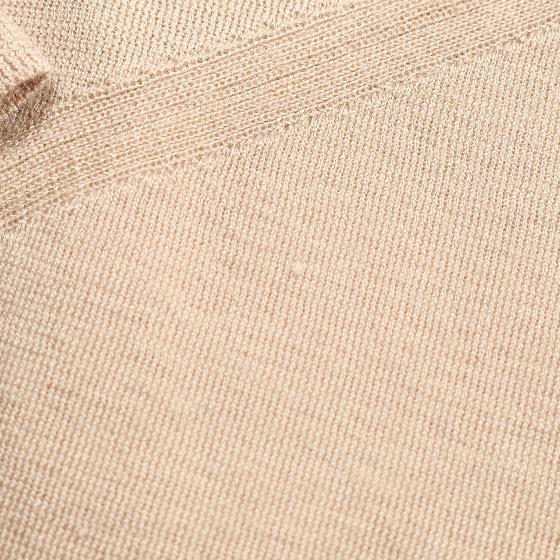 Hermes Hermes Cardigan Cashmere Silk Beige Logo Button Size ONE SIZE - 6 Thumbnail