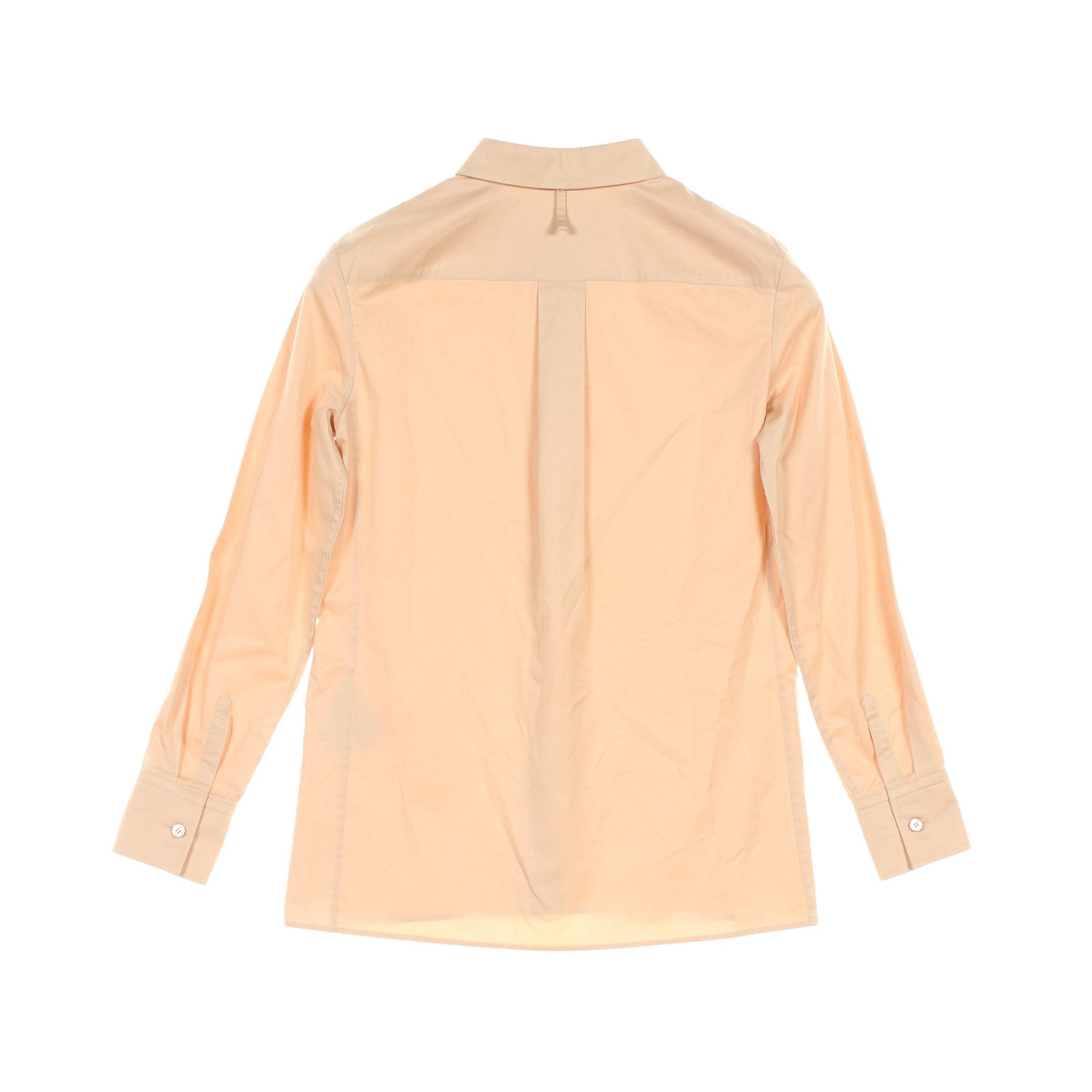 Hermes Hermes Currysh Shirt Logo Embroidery Cotton Beige Size ONE SIZE - 2 Thumbnail
