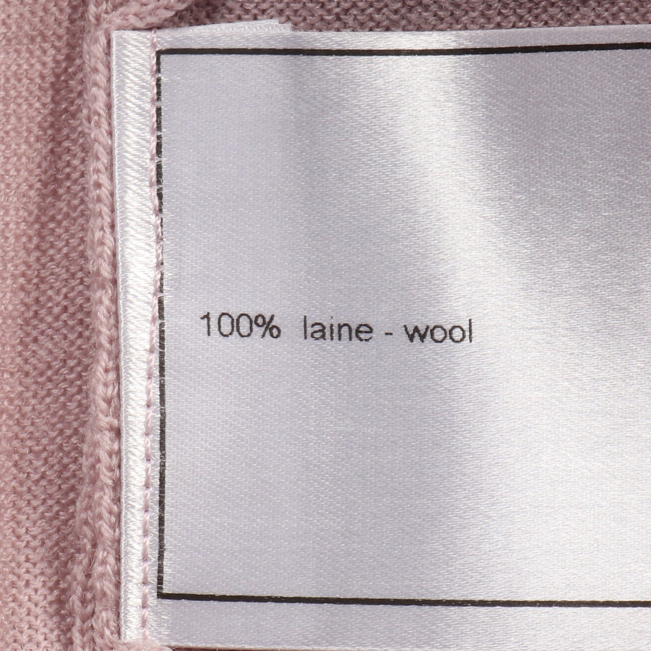 Chanel Chanel Coco Mark Knit Short Sleeve Wool Pink 05A Size ONE SIZE - 4 Thumbnail