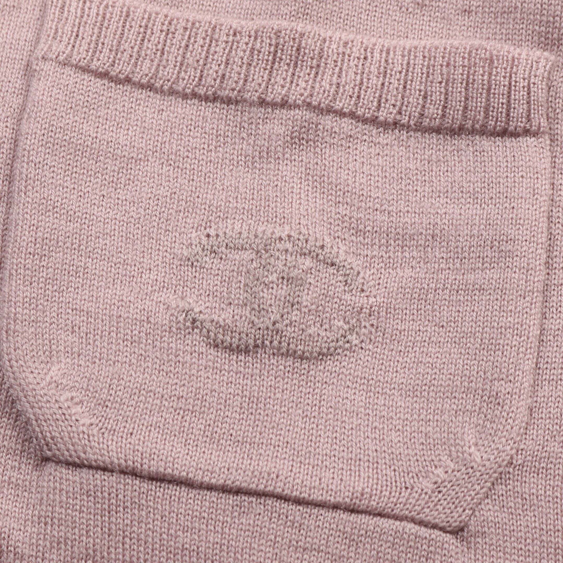 Chanel Chanel Coco Mark Knit Short Sleeve Wool Pink 05A Size ONE SIZE - 6 Thumbnail