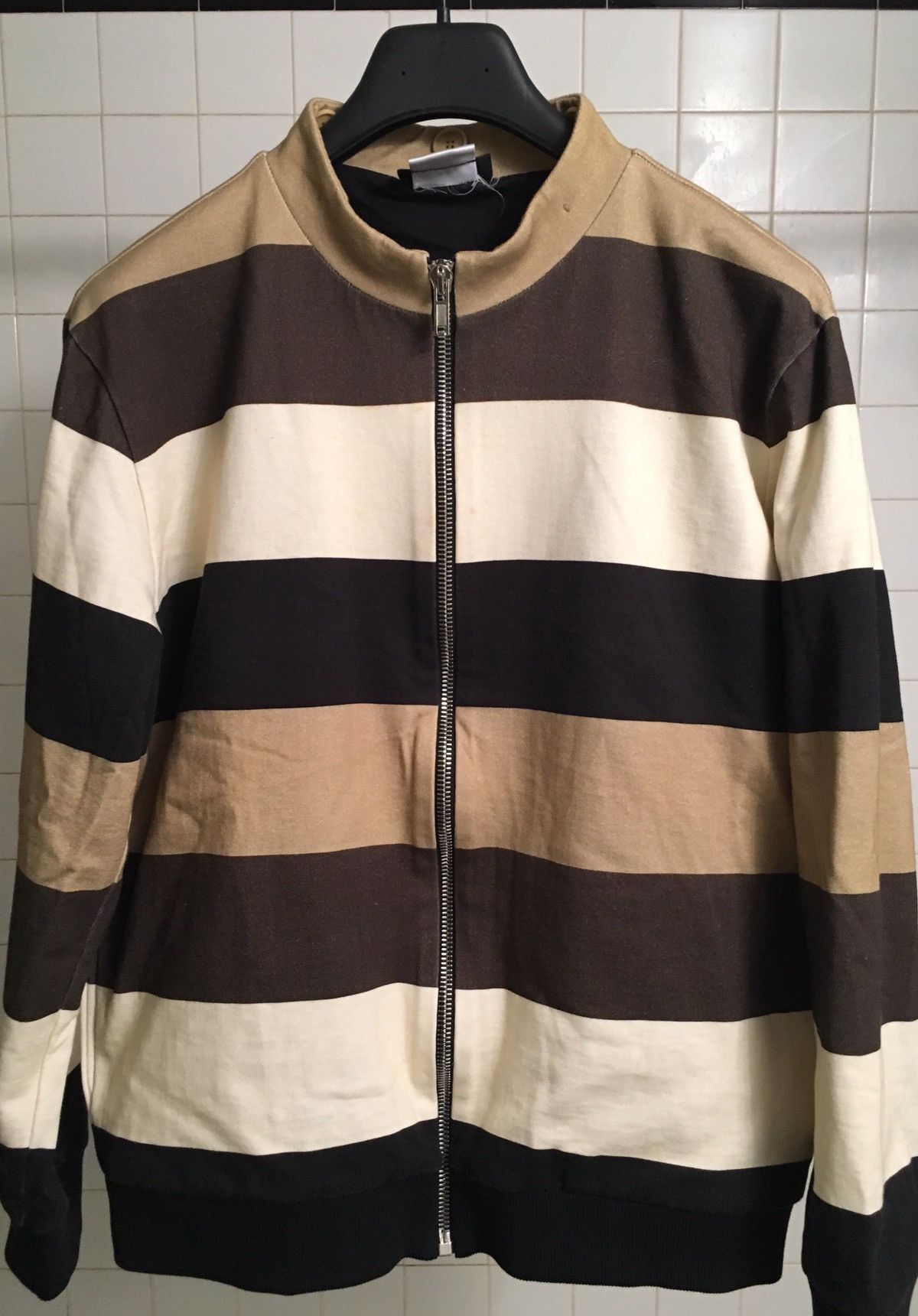 Givenchy Riccardo Tisci Summer 2014 Zip Front Cotton Jacket Size US XL / EU 56 / 4 - 1 Thumbnail