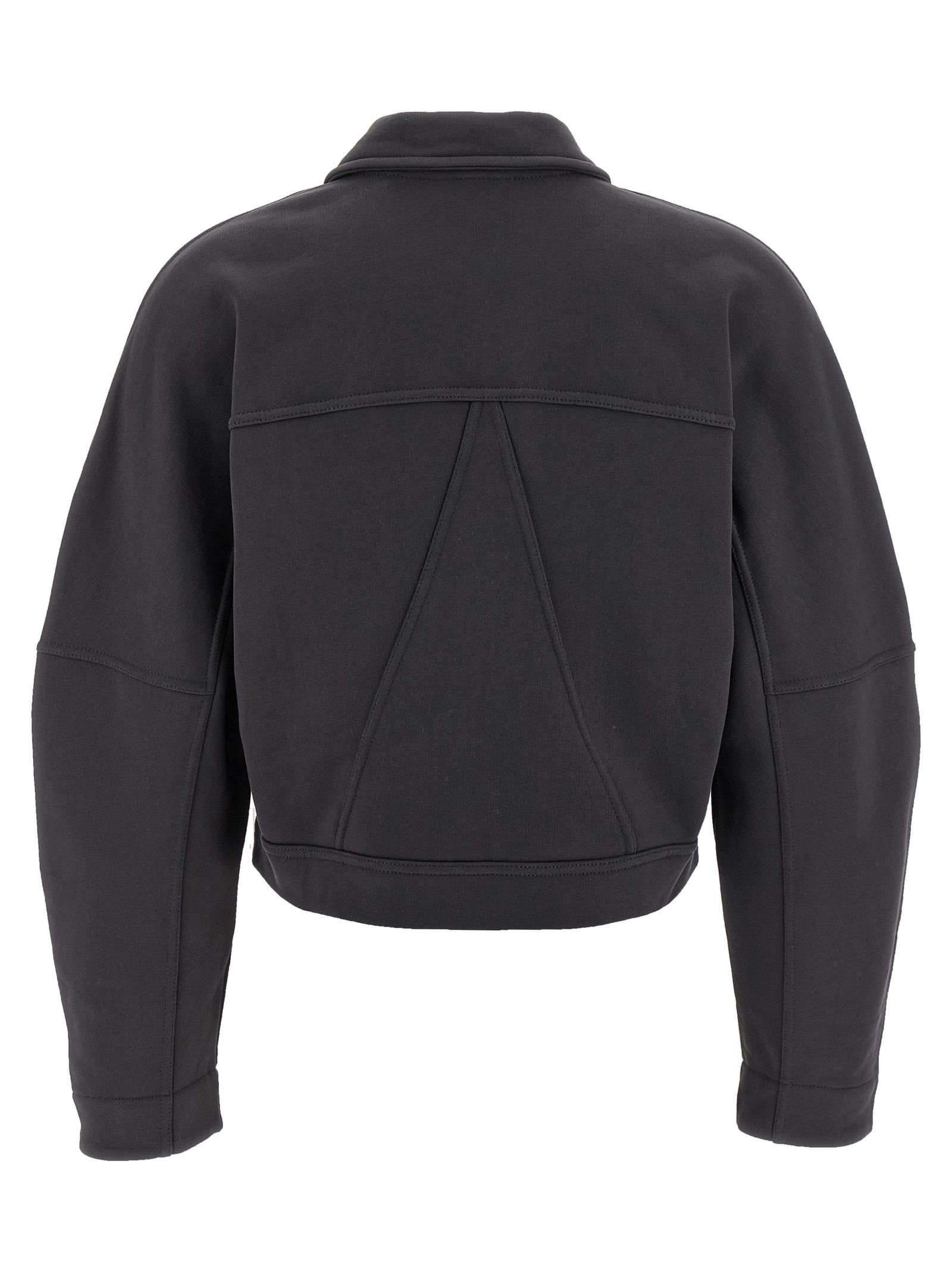 Ganni 'Heavy Terry Jersey' Bomber Jacket Size XS / US 0-2 / IT 36-38 - 2 Thumbnail
