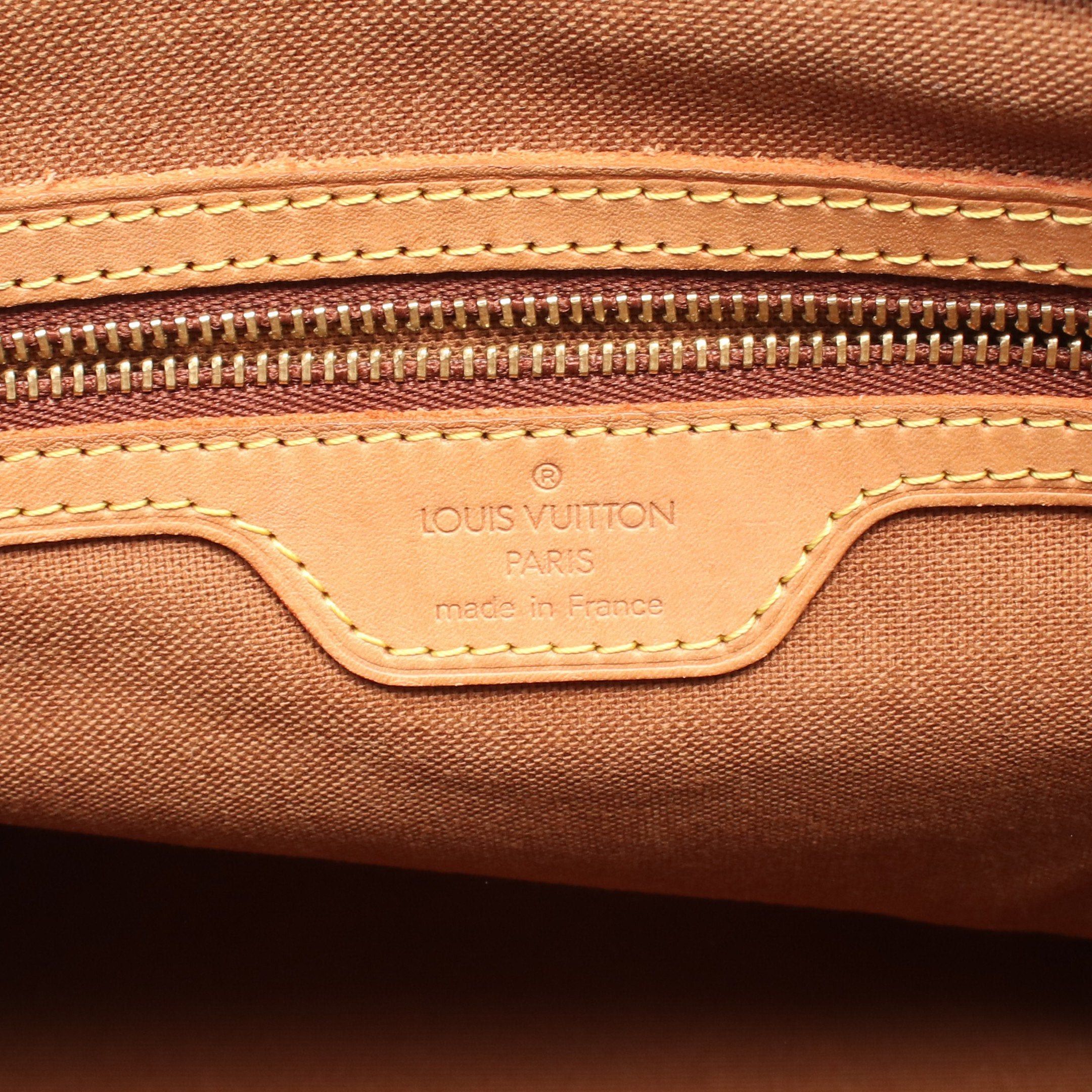 Louis Vuitton Louis Vuitton Cabas Piano Monogram Shoulder Bag Leather Brown Size ONE SIZE - 4 Thumbnail