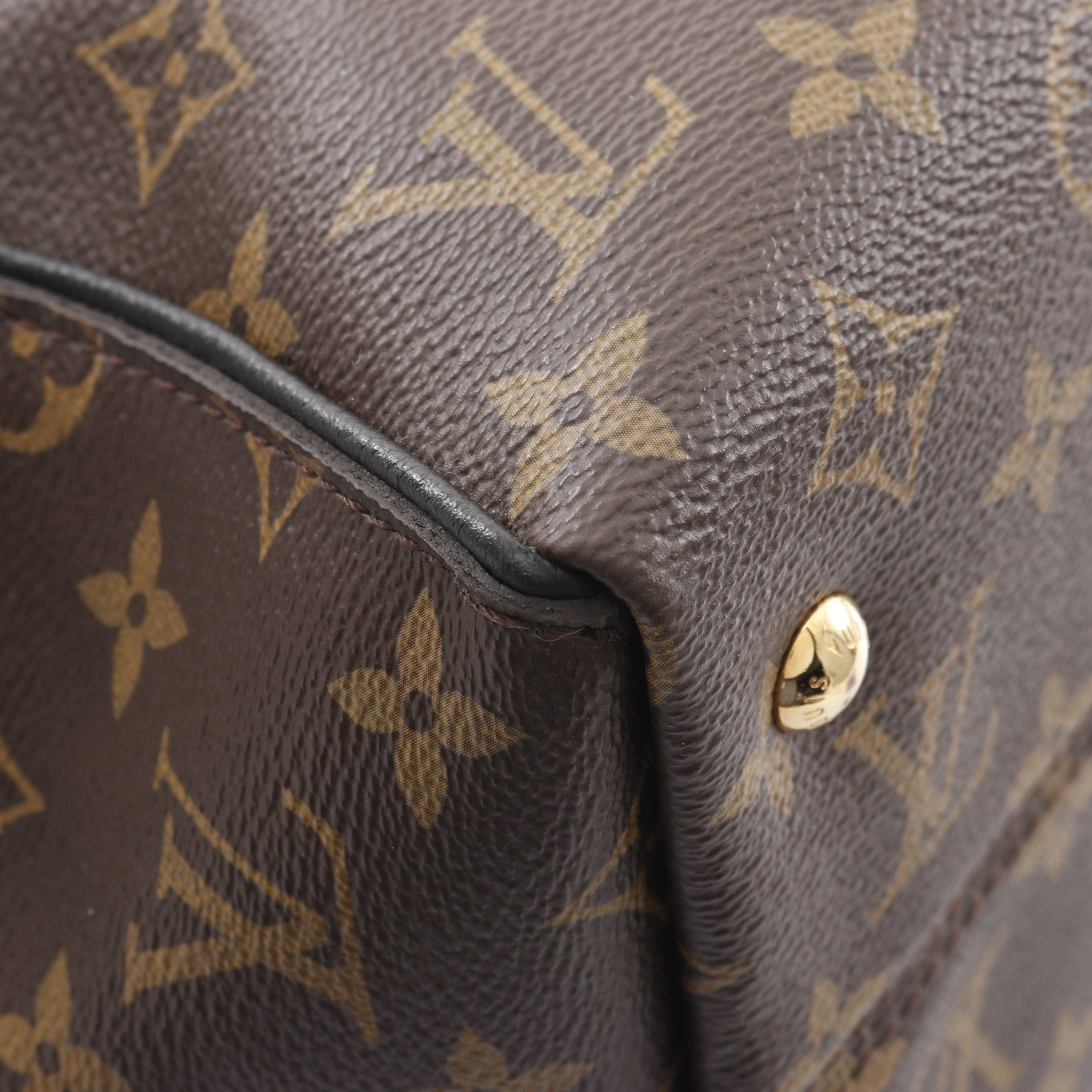 Louis Vuitton Louis Vuitton Tournelle Pm Monogram Noir Handbag Leather Brown Black Size ONE SIZE - 7 Thumbnail
