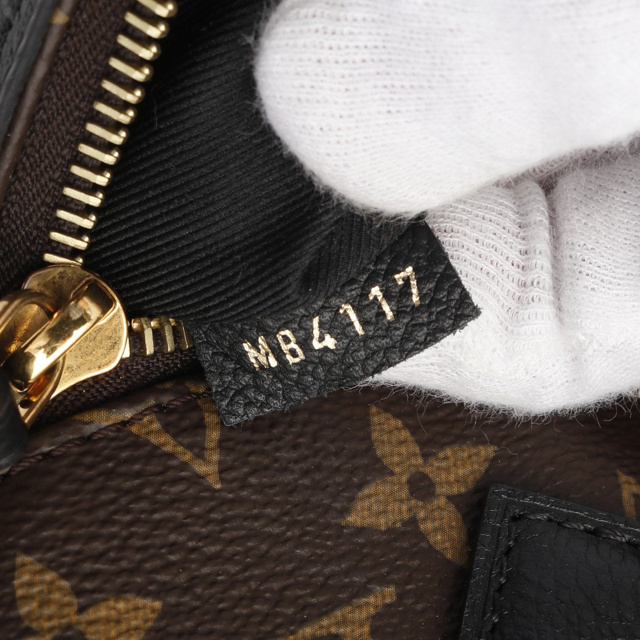Louis Vuitton Louis Vuitton Tournelle Pm Monogram Noir Handbag Leather Brown Black Size ONE SIZE - 5 Thumbnail