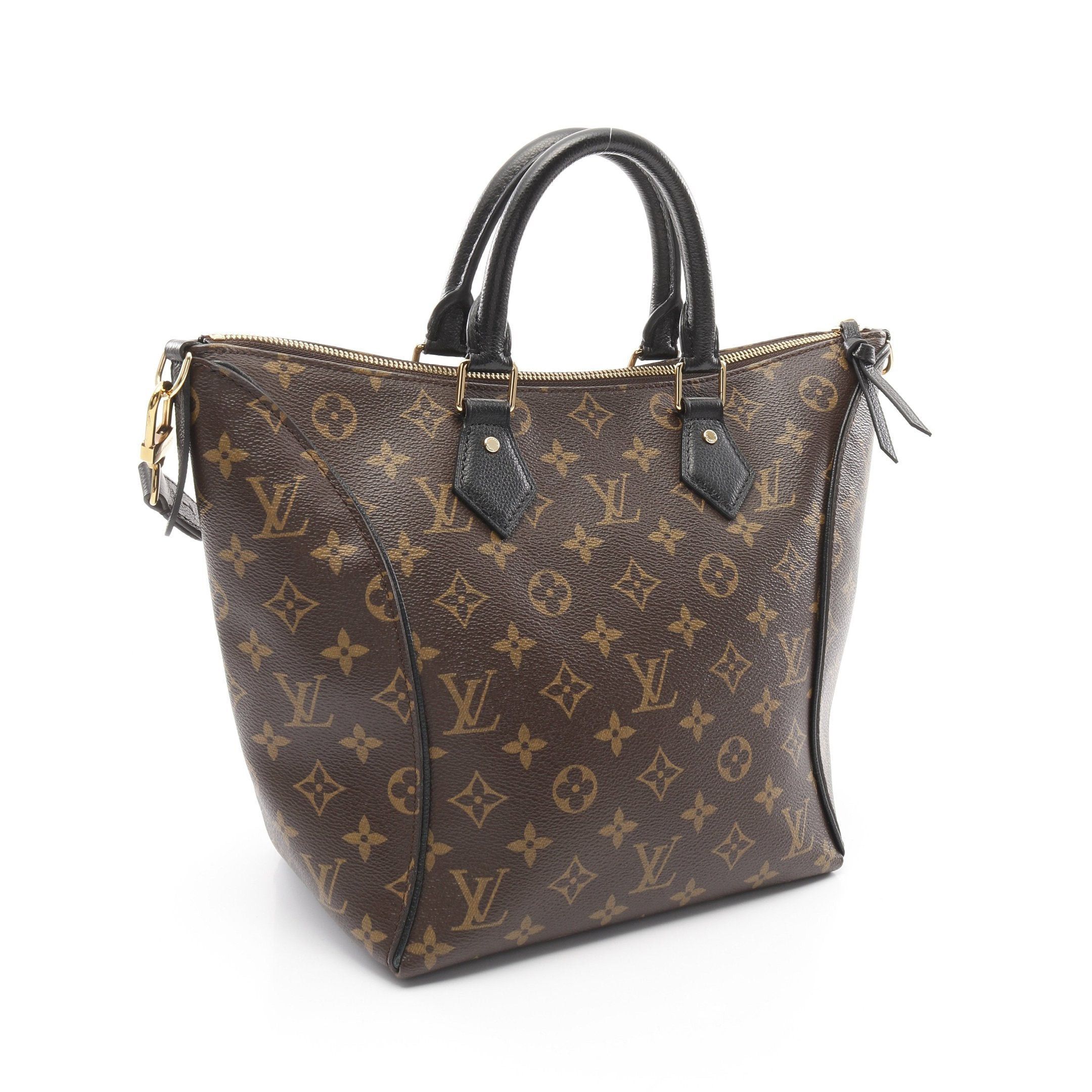 Louis Vuitton Louis Vuitton Tournelle Pm Monogram Noir Handbag Leather Brown Black Size ONE SIZE - 2 Thumbnail