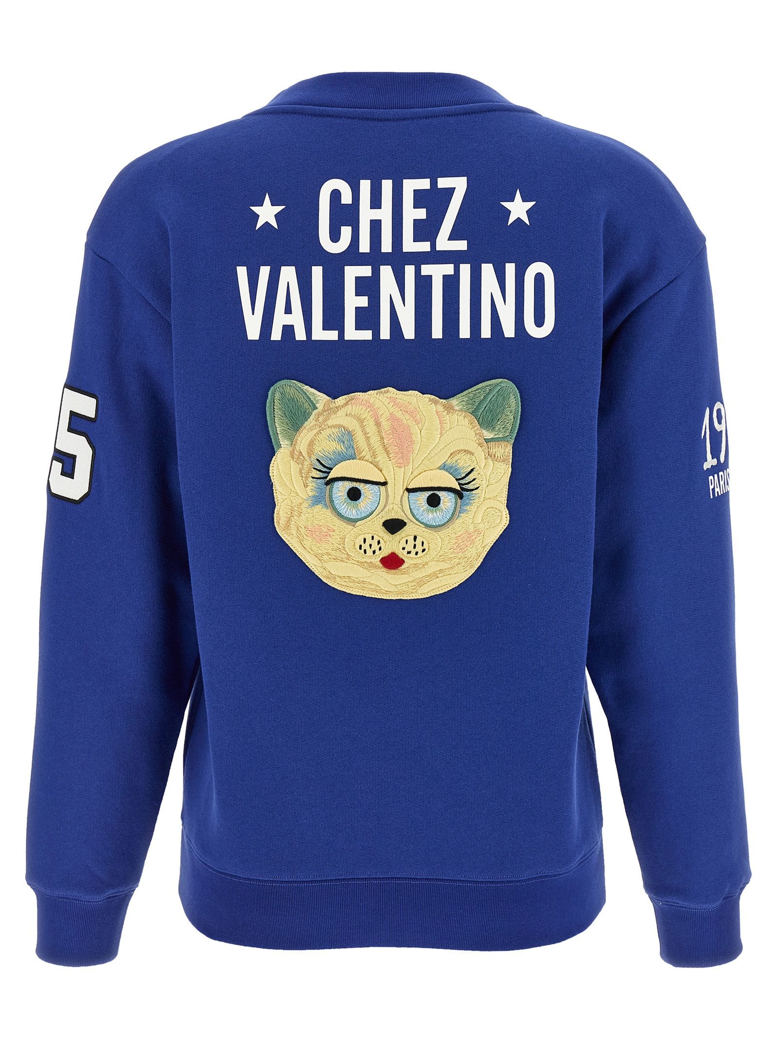 Valentino Valentino Garavani 'Chat De La Maison' Sweatshirt Size S / US 4 / IT 40 - 2 Thumbnail
