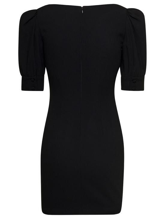 Alessandra Rich ALESSANDRA RICH Women Dresses FAB3171F2335900 Black Size XS / US 0-2 / IT 36-38 - 2 Thumbnail