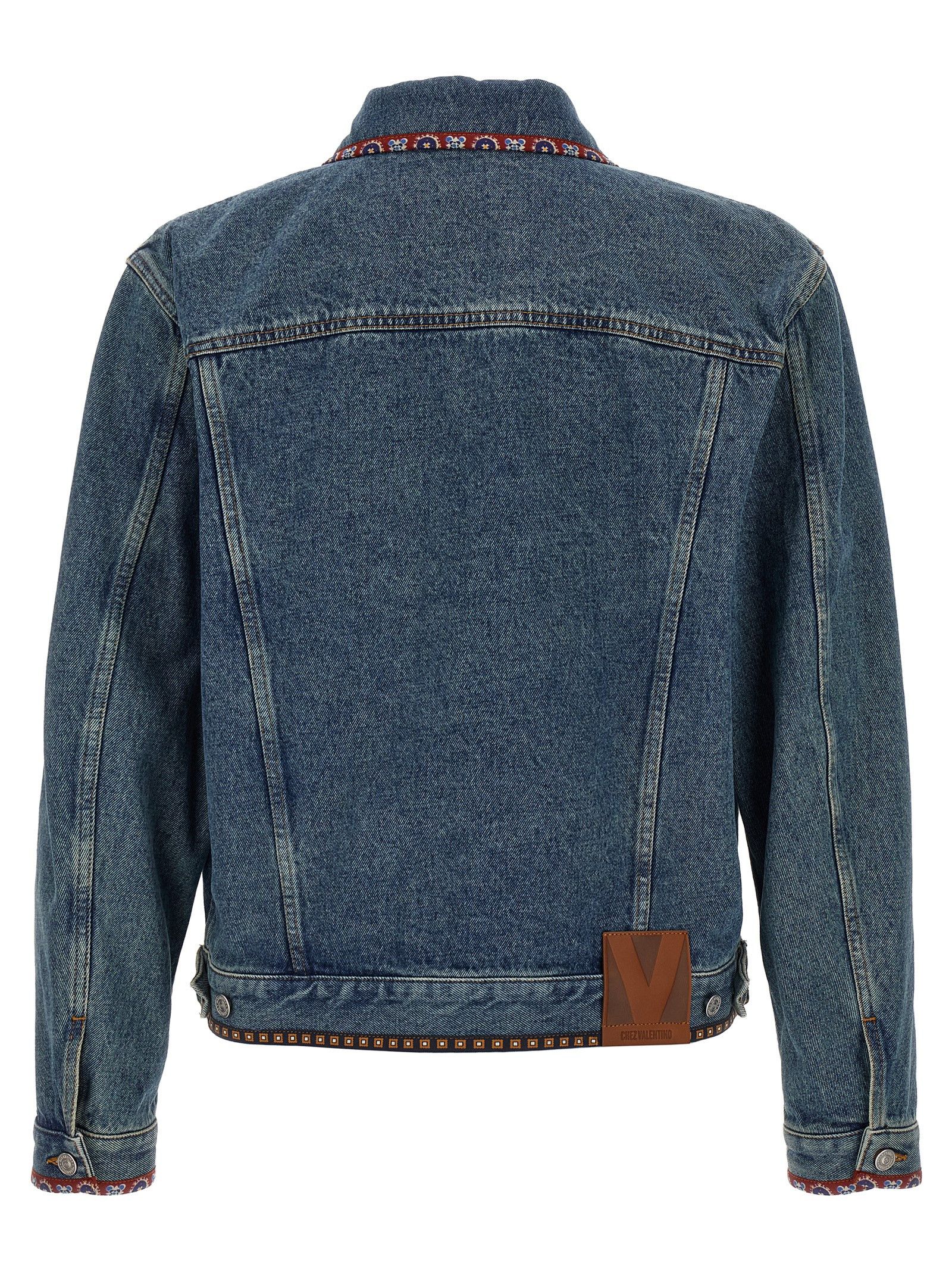 Valentino Valentino Garavani Denim Jacket Size US M / EU 48-50 / 2 - 2 Thumbnail