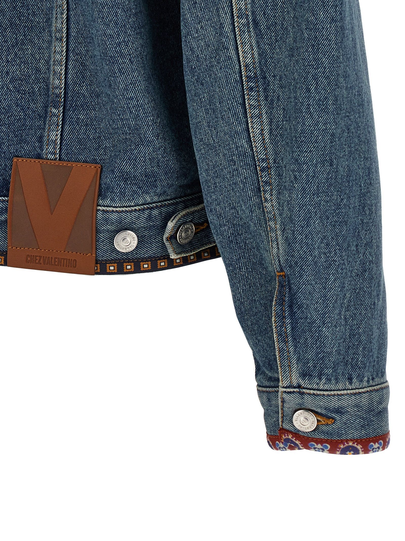 Valentino Valentino Garavani Denim Jacket Size US M / EU 48-50 / 2 - 4 Thumbnail