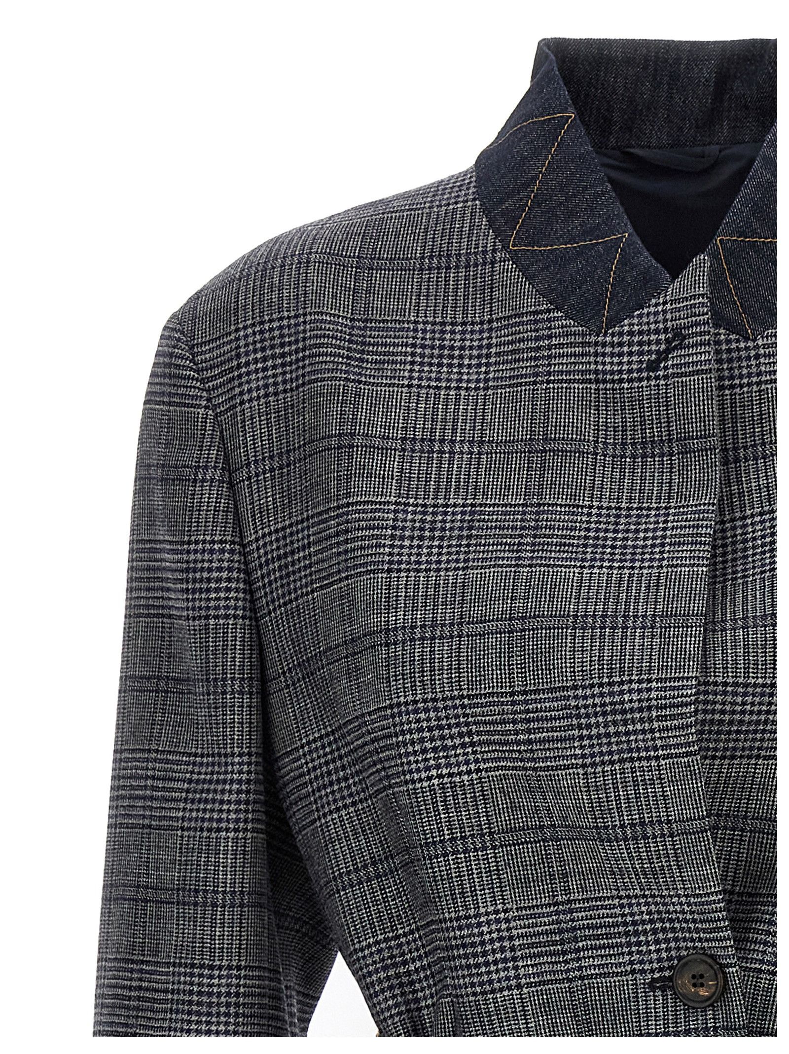 Brunello Cucinelli Monile Houndstooth Blazer Size S / US 4 / IT 40 - 4 Thumbnail