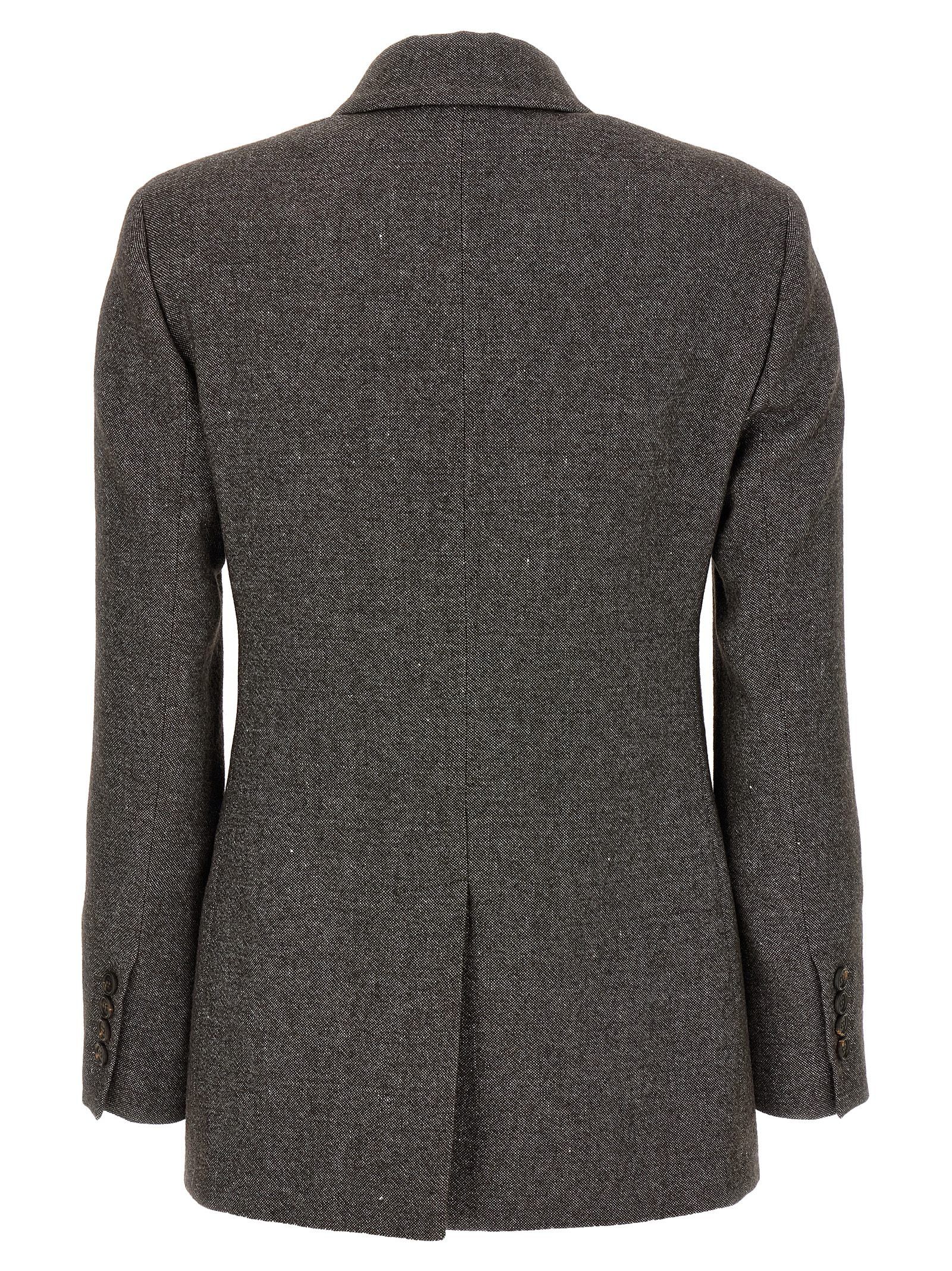 Brunello Cucinelli Blazer Tweed Monile Size S / US 4 / IT 40 - 2 Thumbnail
