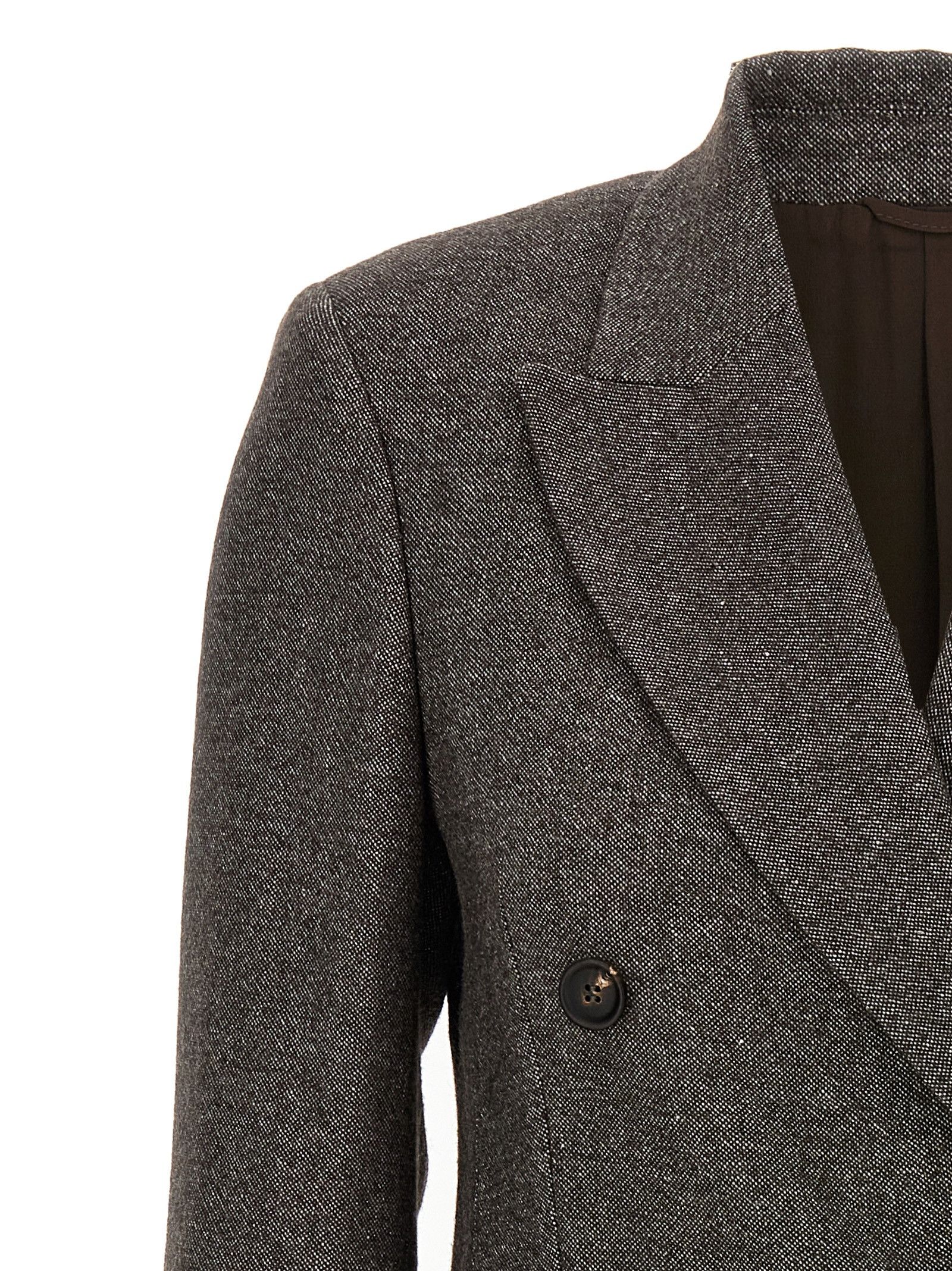 Brunello Cucinelli Blazer Tweed Monile Size M / US 6-8 / IT 42-44 - 3 Thumbnail