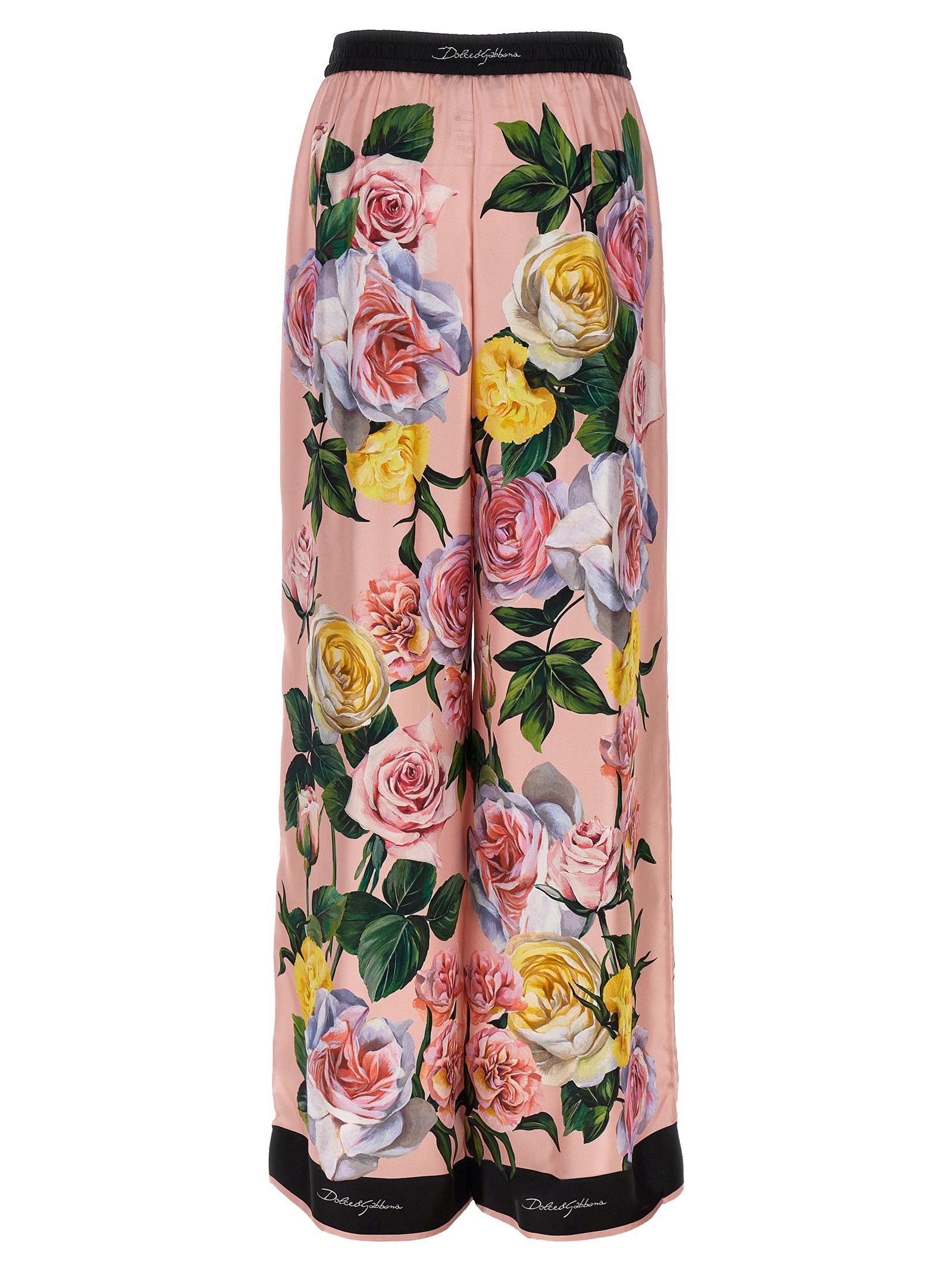 Dolce & Gabbana Floral Pants Size 36" / US 14 / IT 50 - 2 Thumbnail