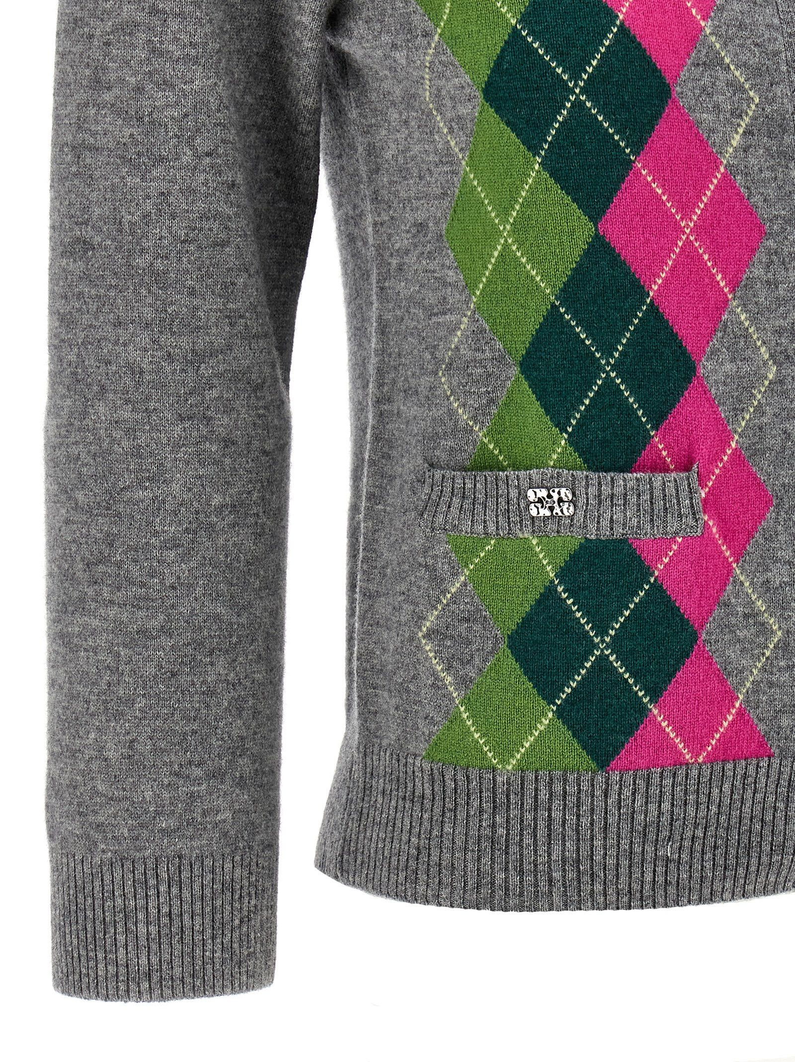 Ganni 'Grey Check' Cardigan Size XS / US 0-2 / IT 36-38 - 4 Thumbnail
