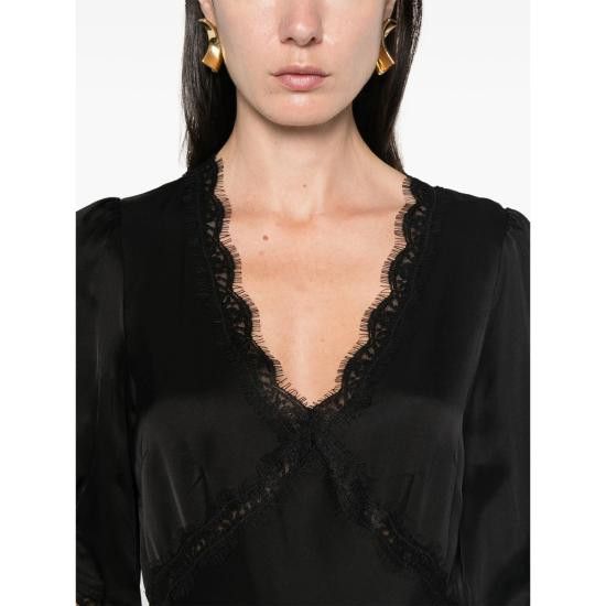 RIXO RIXO Women Dresses ANNINA BLACK Size M / US 6-8 / IT 42-44 - 2 Thumbnail