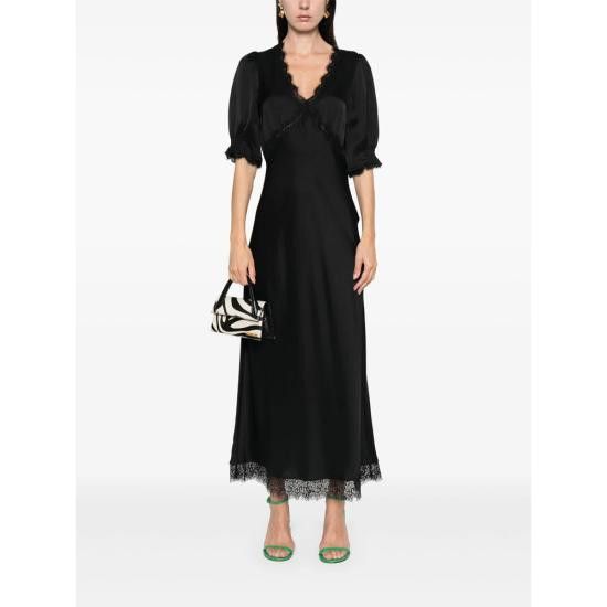 RIXO RIXO Women Dresses ANNINA BLACK Size M / US 6-8 / IT 42-44 - 4 Thumbnail