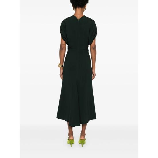 Victoria Beckham VICTORIA BECKHAM Women Dresses 1325WDR006381A DPINE GREEN Size XS / US 0-2 / IT 36-38 - 2 Thumbnail