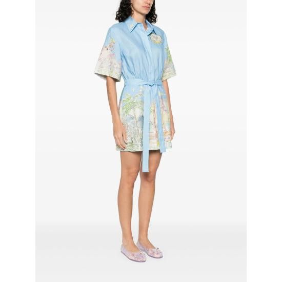ALEMAIS Women Dresses 5164D SKY BLUE