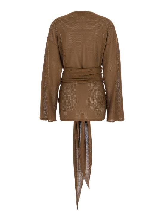 The Attico THE ATTICO Women Dresses 250WCA00418VVV092AA221 Brown Size S / US 4 / IT 40 - 2 Thumbnail
