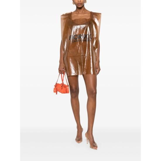 Fiorucci FIORUCCI Women Dresses W02SMDMN360PA NUDE BROWN Size S / US 4 / IT 40 - 3 Thumbnail