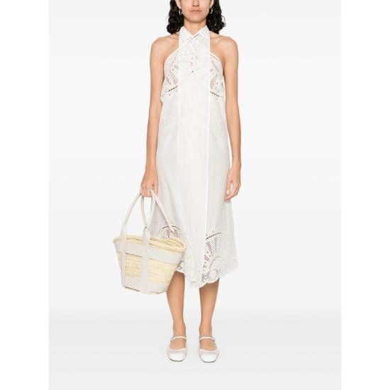Farm Rio FARM RIO Women Dresses 337903 L0036 WHITE Size XS / US 0-2 / IT 36-38 - 4 Thumbnail
