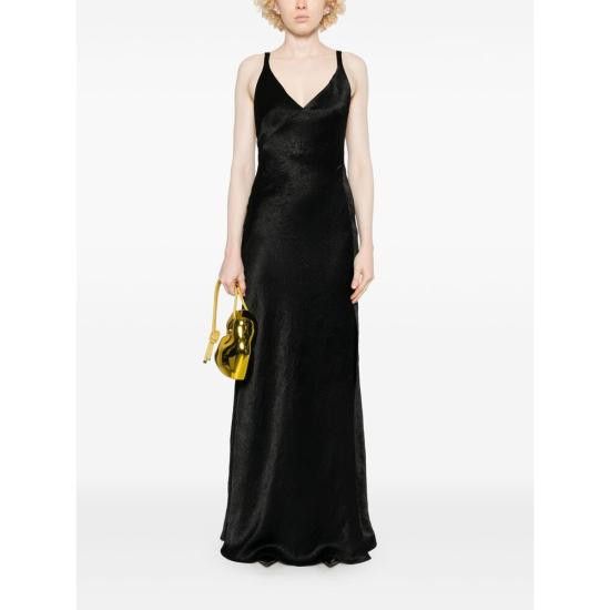Alexander McQueen ALEXANDER MCQUEEN Women Dresses 807985 QEAFP 1000 BLACK Size S / US 4 / IT 40 - 3 Thumbnail