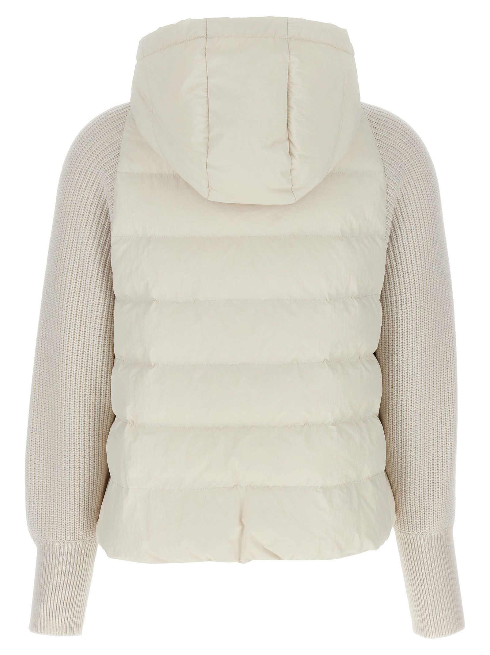 Brunello Cucinelli Two-Material Puffer Jacket Size S / US 4 / IT 40 - 2 Thumbnail