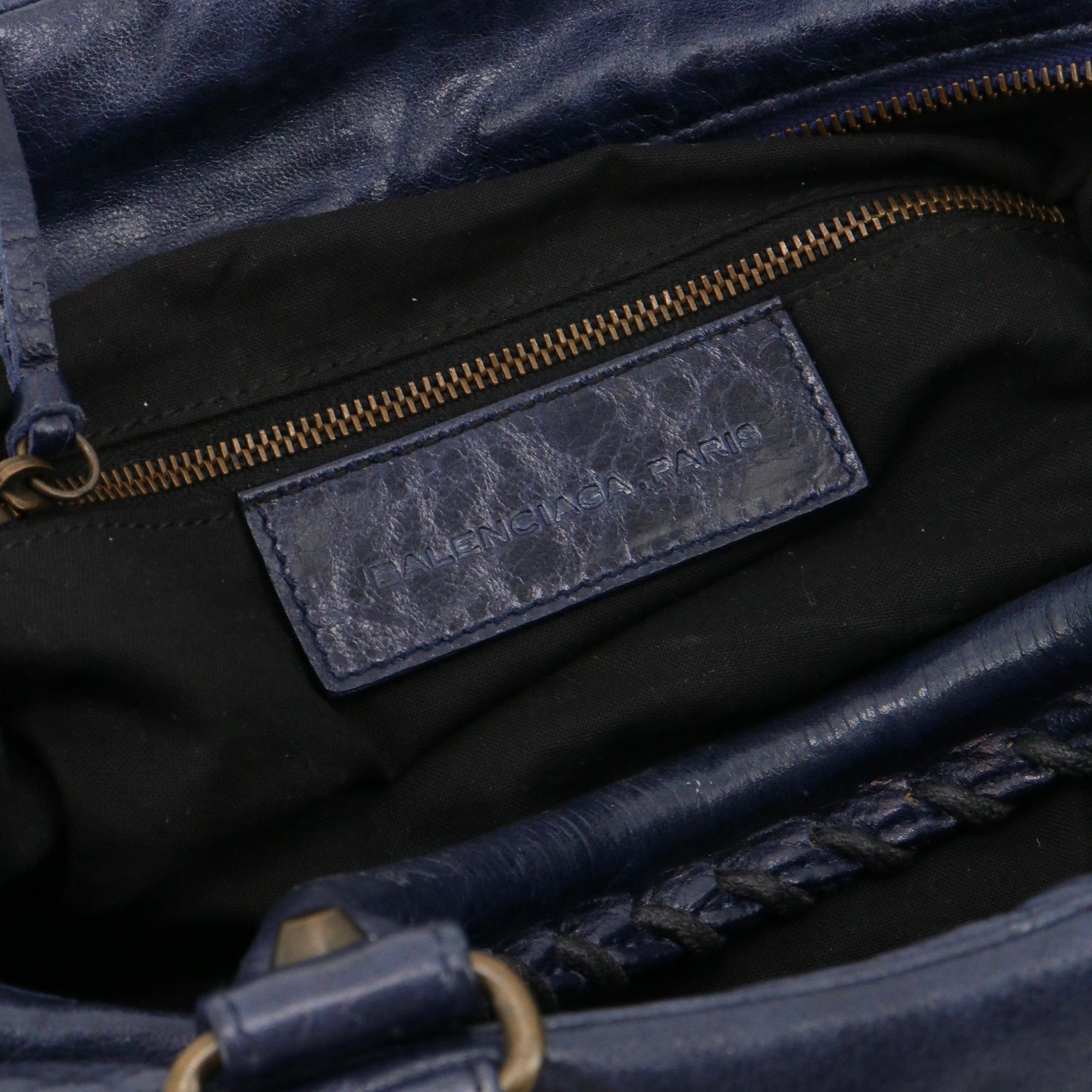 Balenciaga BALENCIAGA - Balenciaga City handbag in navy blue leather Size ONE SIZE - 10 Thumbnail