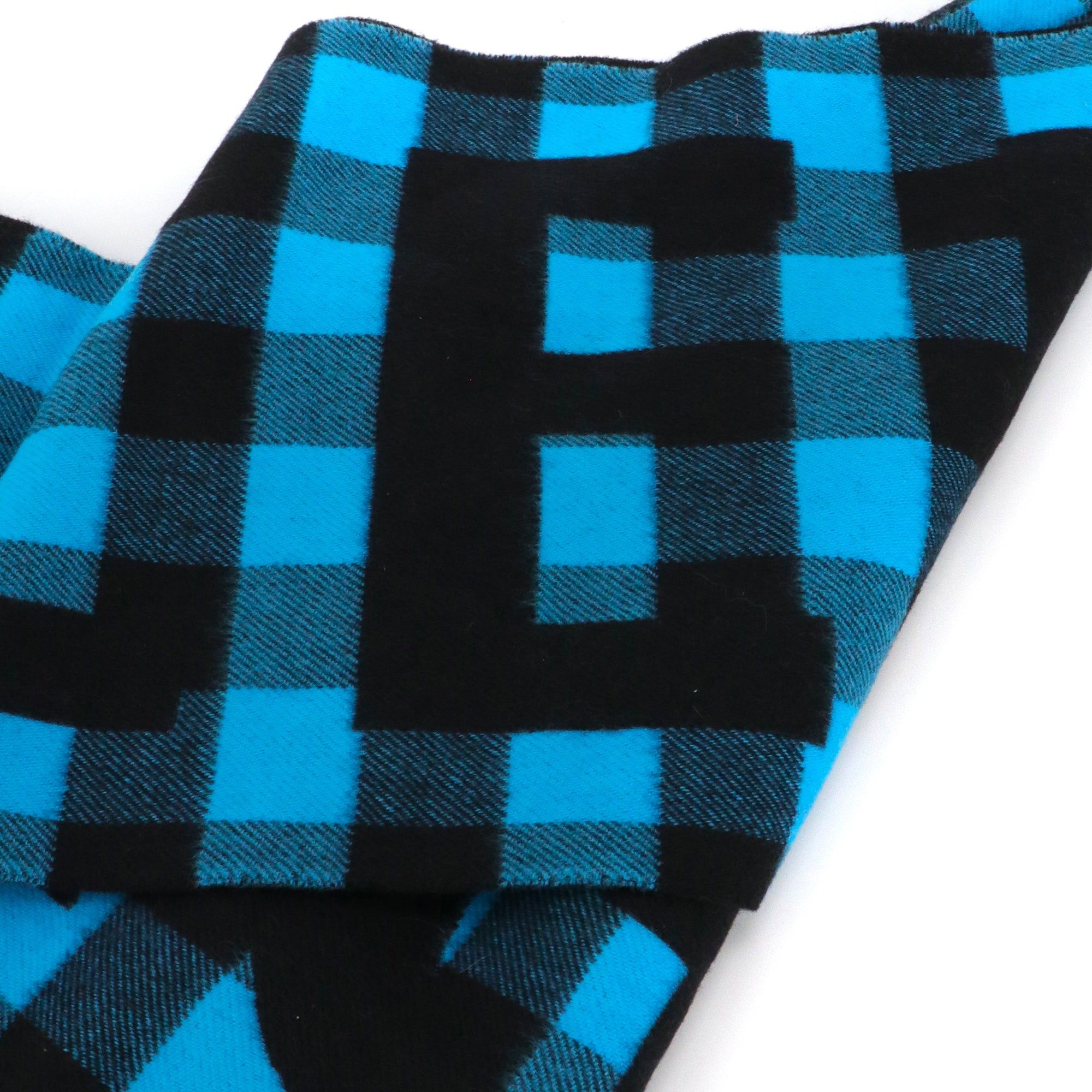 Balenciaga BALENCIAGA - Balenciaga black and blue wool scarf Size ONE SIZE - 5 Thumbnail