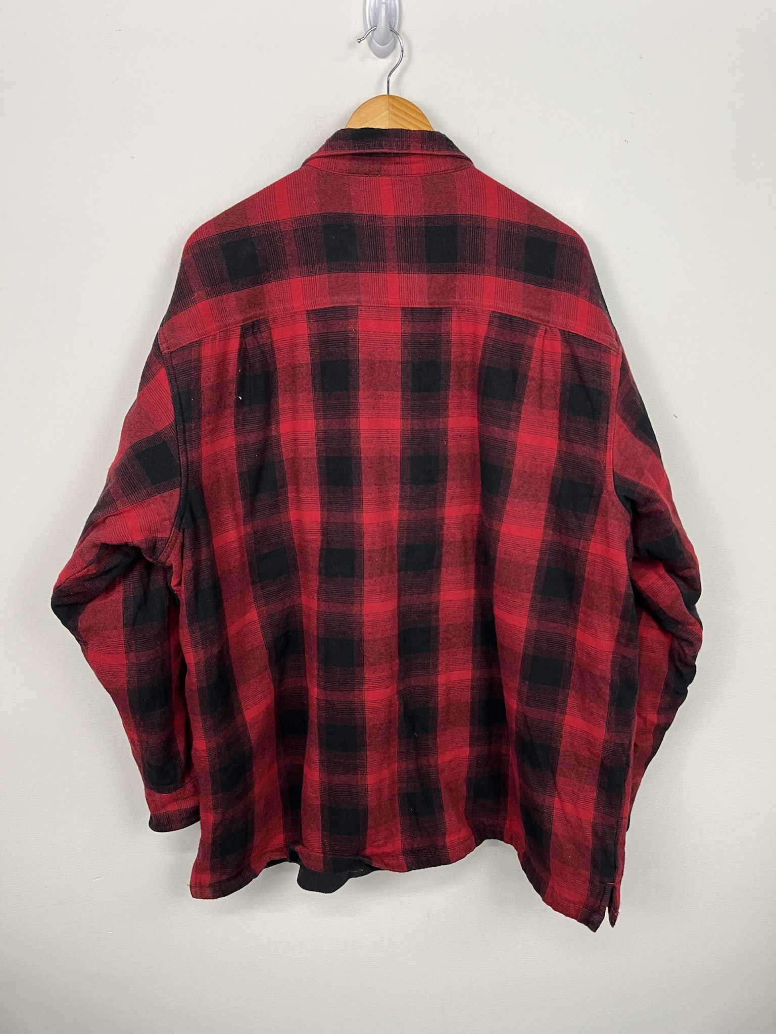 Vintage Vintage 90 Red Head Fleece Lined Buffalo Plaid Flannel Size XXL Size US XXL / EU 58 / 5 - 3 Thumbnail