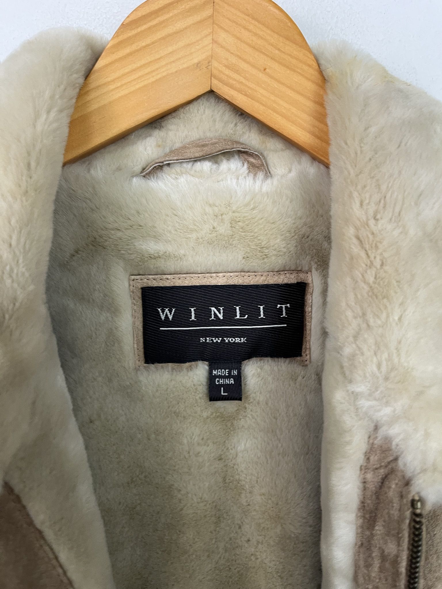 Vintage Vintage 90s Suede Fur Lined jacket Size L Size US L / EU 52-54 / 3 - 2 Thumbnail
