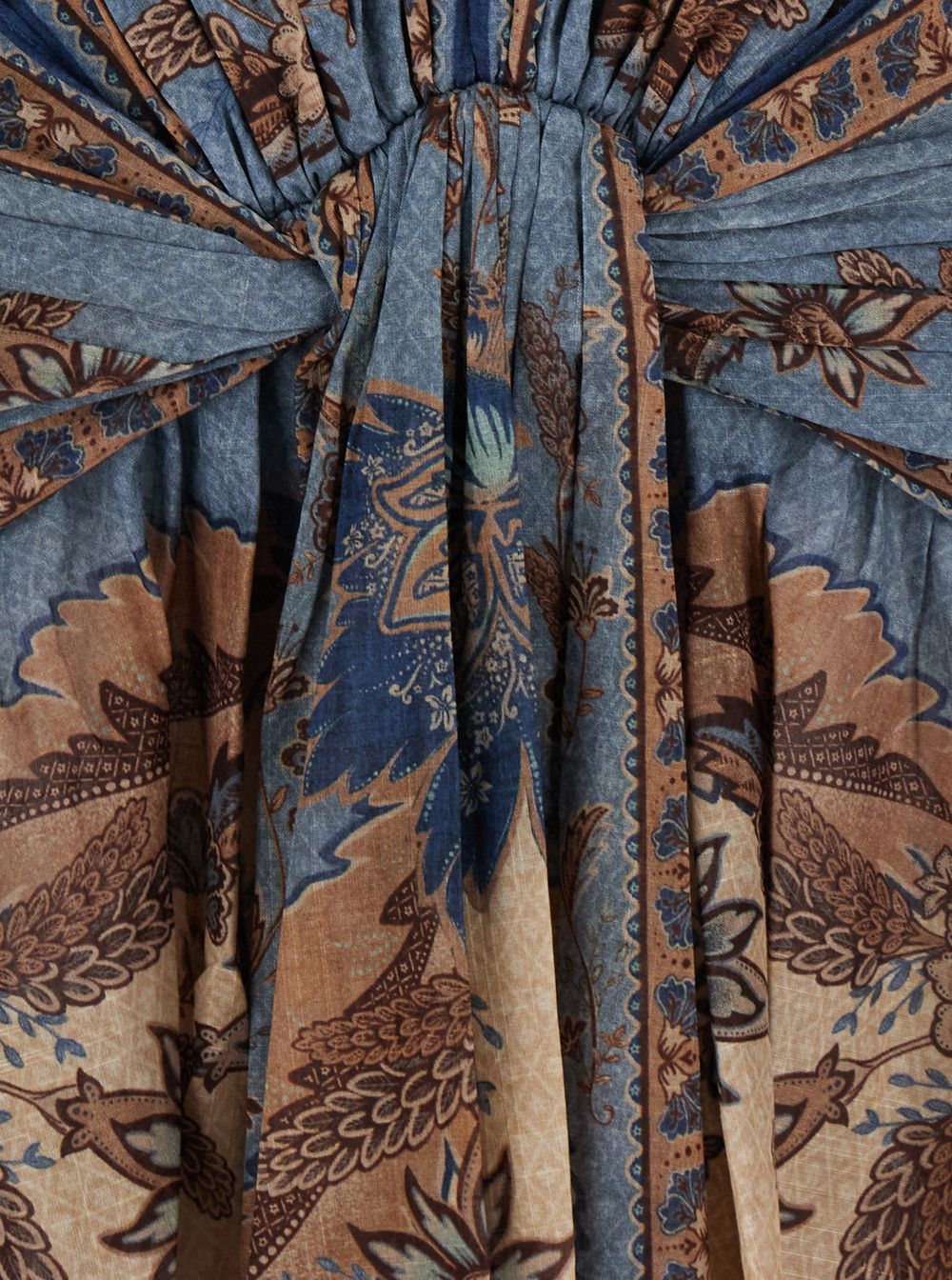 Zimmermann 'Ascension' Multicolor Sleeveless Long Dress with Halterneck and All-Over Print in Cotton Woman Size S / US 4 / IT 40 - 3 Thumbnail