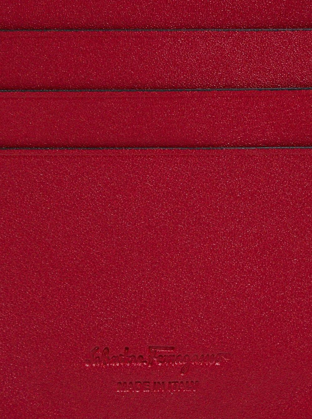 Salvatore Ferragamo 'Revival' Black Cardholder with Gancini buckle on the front in Leather Man Size ONE SIZE - 4 Thumbnail