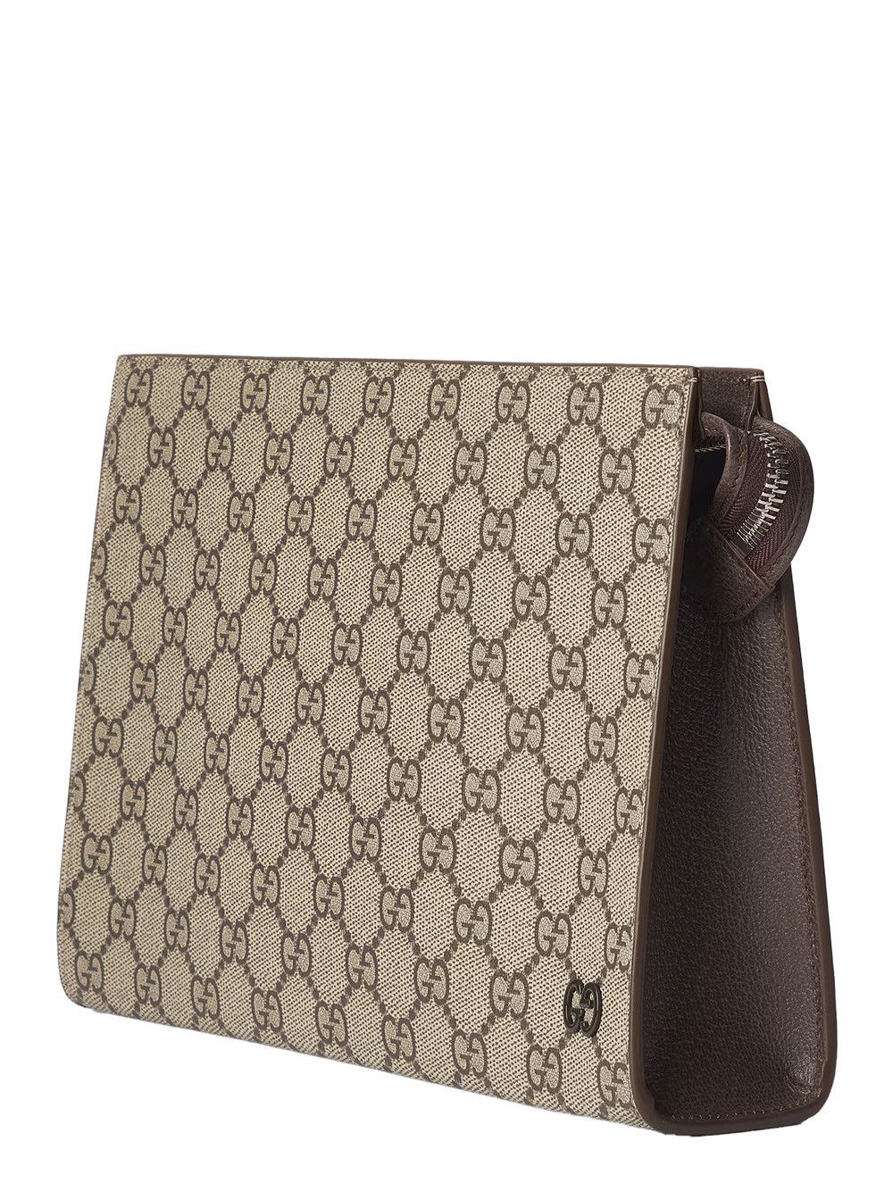 Gucci Beige Clutch with GG Detail in GG Canvas Man Size ONE SIZE - 2 Thumbnail