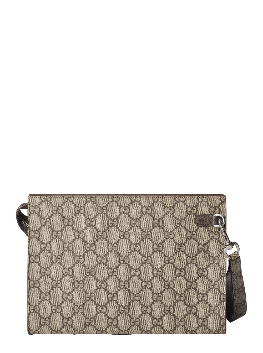 Gucci Beige Clutch with GG Detail in GG Canvas Man Size ONE SIZE - 3 Thumbnail