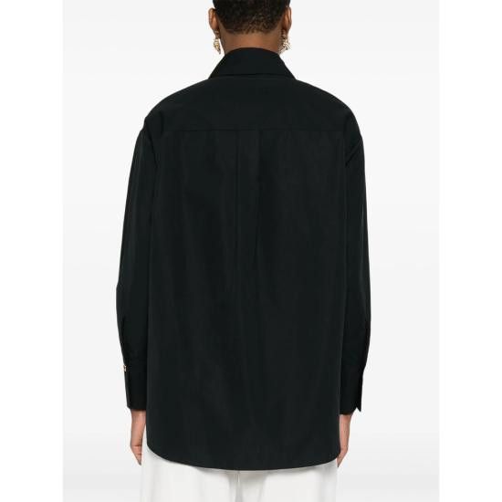 Elisabetta Franchi ELISABETTA FRANCHI Women Shirts CA121 NERO BLACK Size M / US 6-8 / IT 42-44 - 4 Thumbnail