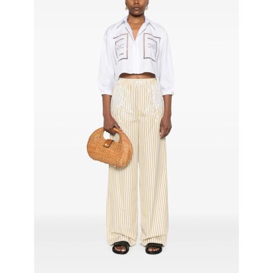 Elisabetta Franchi ELISABETTA FRANCHI Women Shirts CA050 BIANC WHITE Size M / US 6-8 / IT 42-44 - 5 Thumbnail