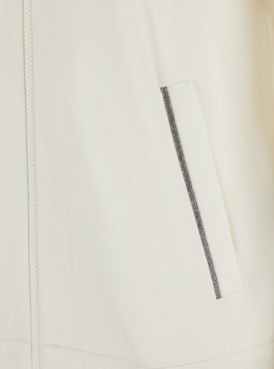 Brunello Cucinelli BRUNELLO CUCINELLI Women Tops MD828SB806C8329 White Size L / US 10 / IT 46 - 3 Thumbnail
