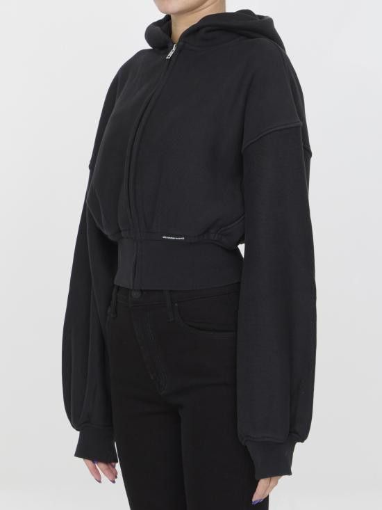 Alexander Wang ALEXANDER WANG Women Sweater 4CC1242077 BLACK Size S / US 4 / IT 40 - 2 Thumbnail