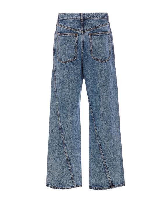 Alaia ALAIA Women Denim Pants AA9P1161T535A 524 Blue Size 27" / US 4 / IT 40 - 2 Thumbnail