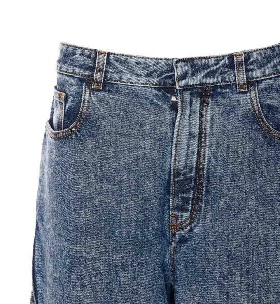 Alaia ALAIA Women Denim Pants AA9P1161T535A 524 Blue Size 27" / US 4 / IT 40 - 4 Thumbnail