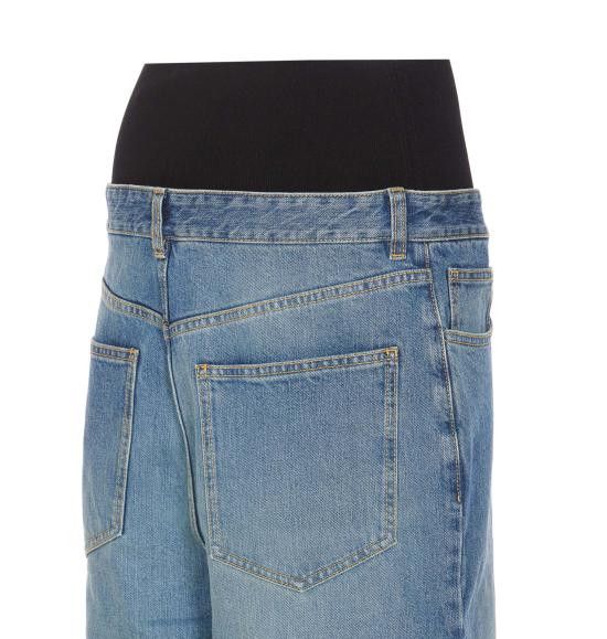 ALAIA Women Denim Pants AA9P0155T5364 525 Blue