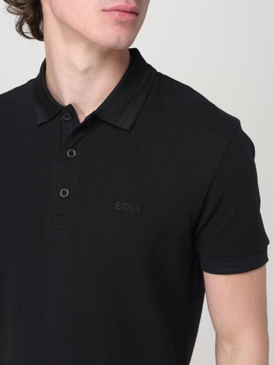Hugo Boss HUGO BOSS Men Polo Shirts 50469055 009 BLACK Size US M / EU 48-50 / 2 - 3 Thumbnail