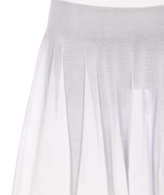 Alaia ALAIA Women Mid Skirts AA9J2306K053A 000 White Size 27" / US 4 / IT 40 - 4 Thumbnail