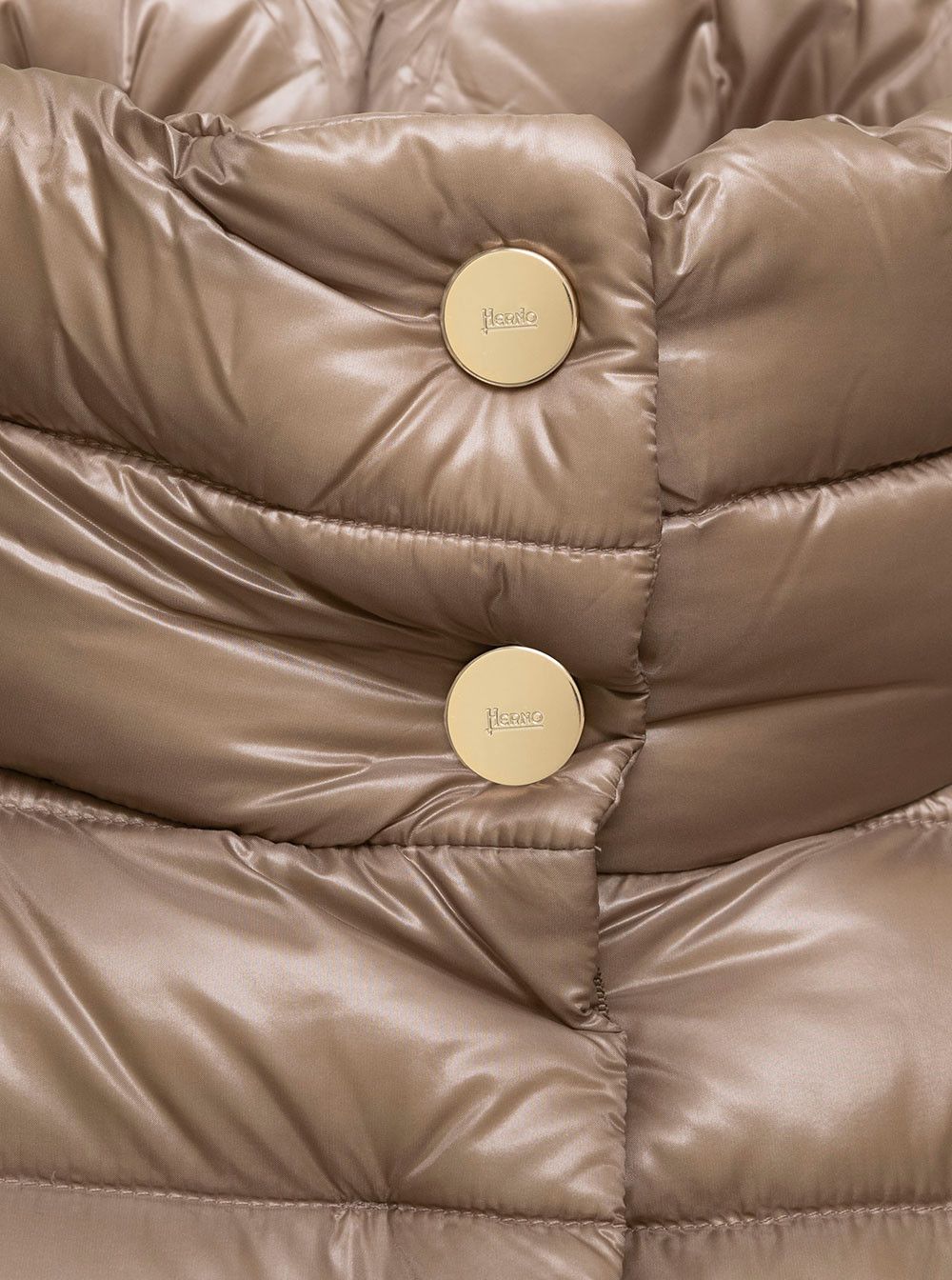 Herno Herno Woman's Amelia taupe colored Nylon Down Jacket Size M / US 6-8 / IT 42-44 - 3 Thumbnail