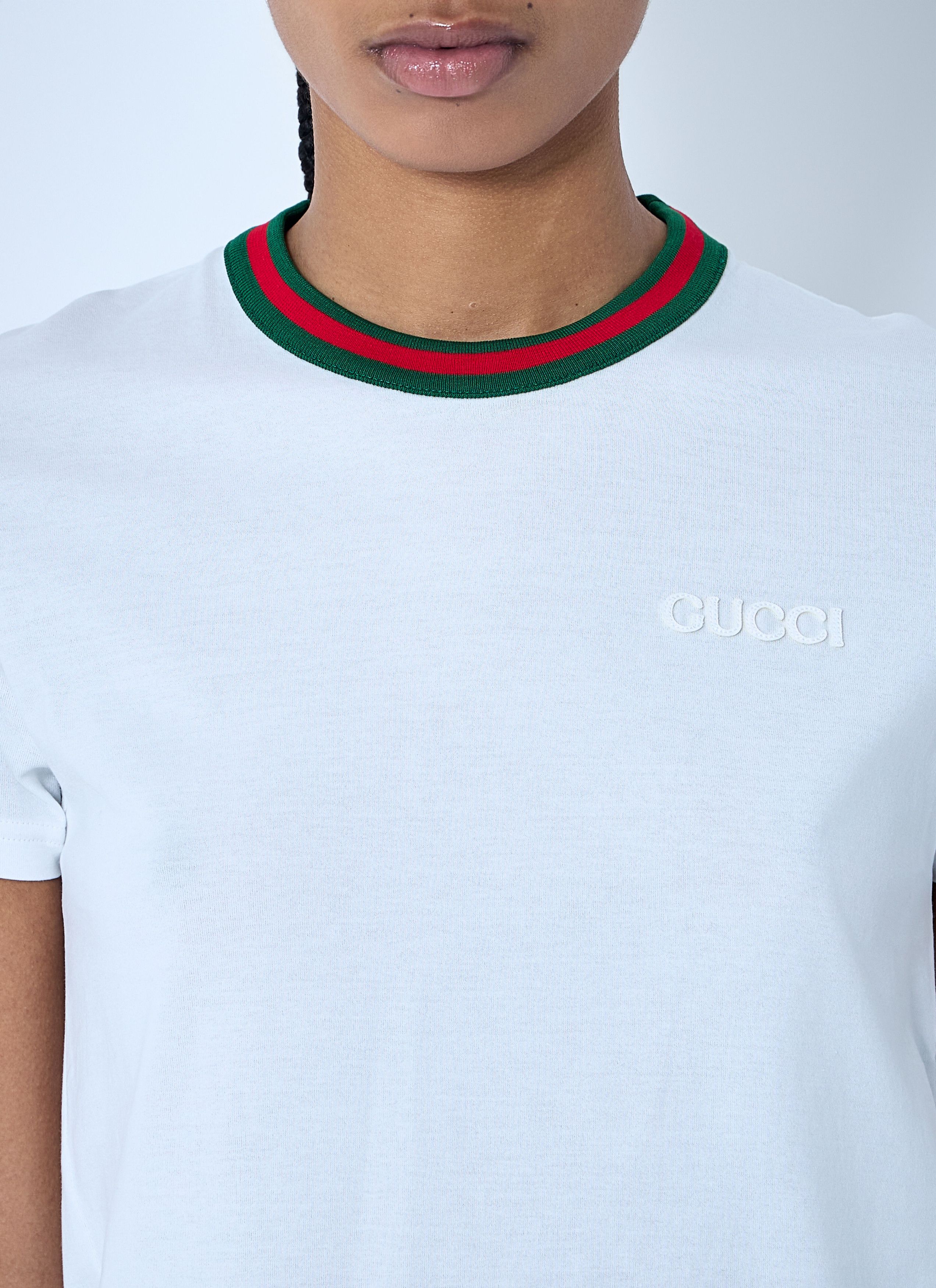 Gucci Web Trim T-Shirt Size M / US 6-8 / IT 42-44 - 5 Thumbnail