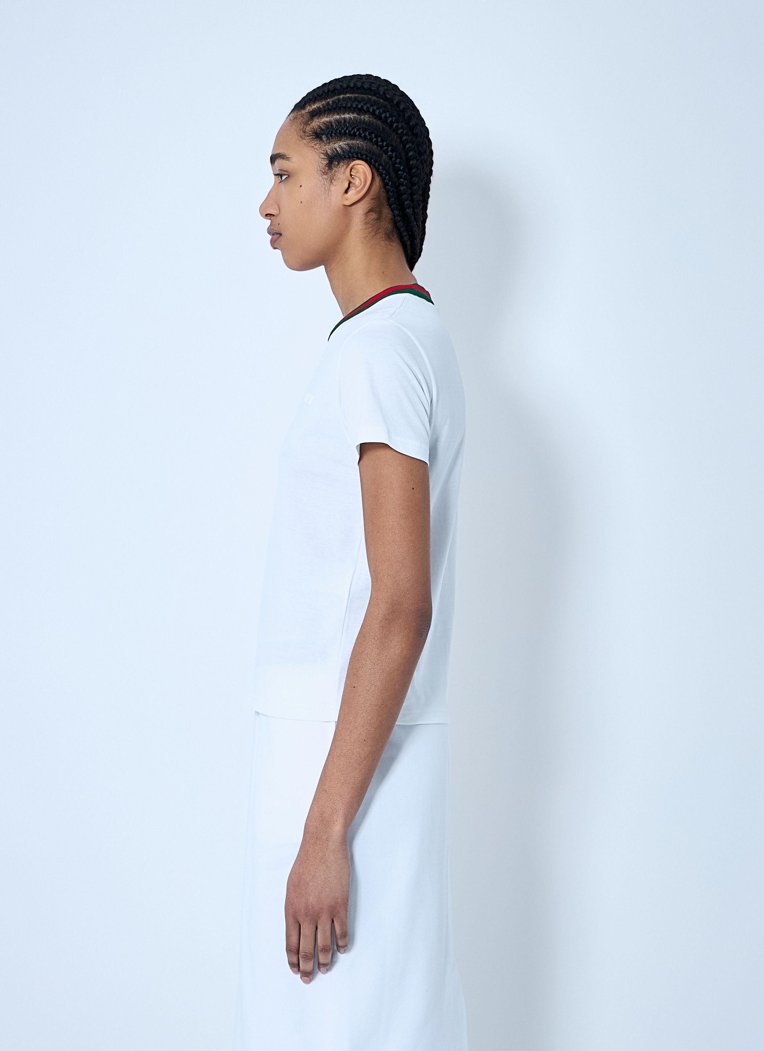 Gucci Web Trim T-Shirt Size M / US 6-8 / IT 42-44 - 3 Thumbnail