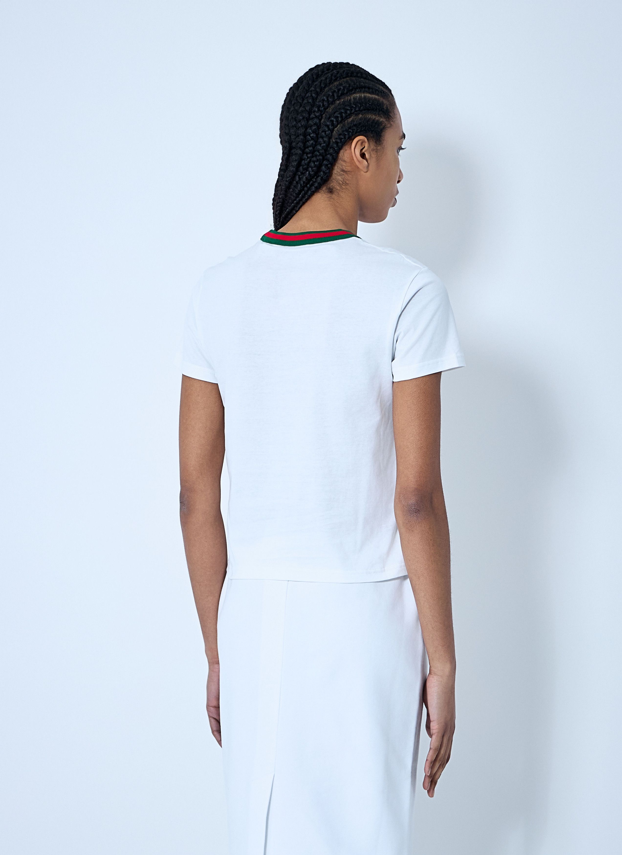 Gucci Web Trim T-Shirt Size XS / US 0-2 / IT 36-38 - 4 Thumbnail